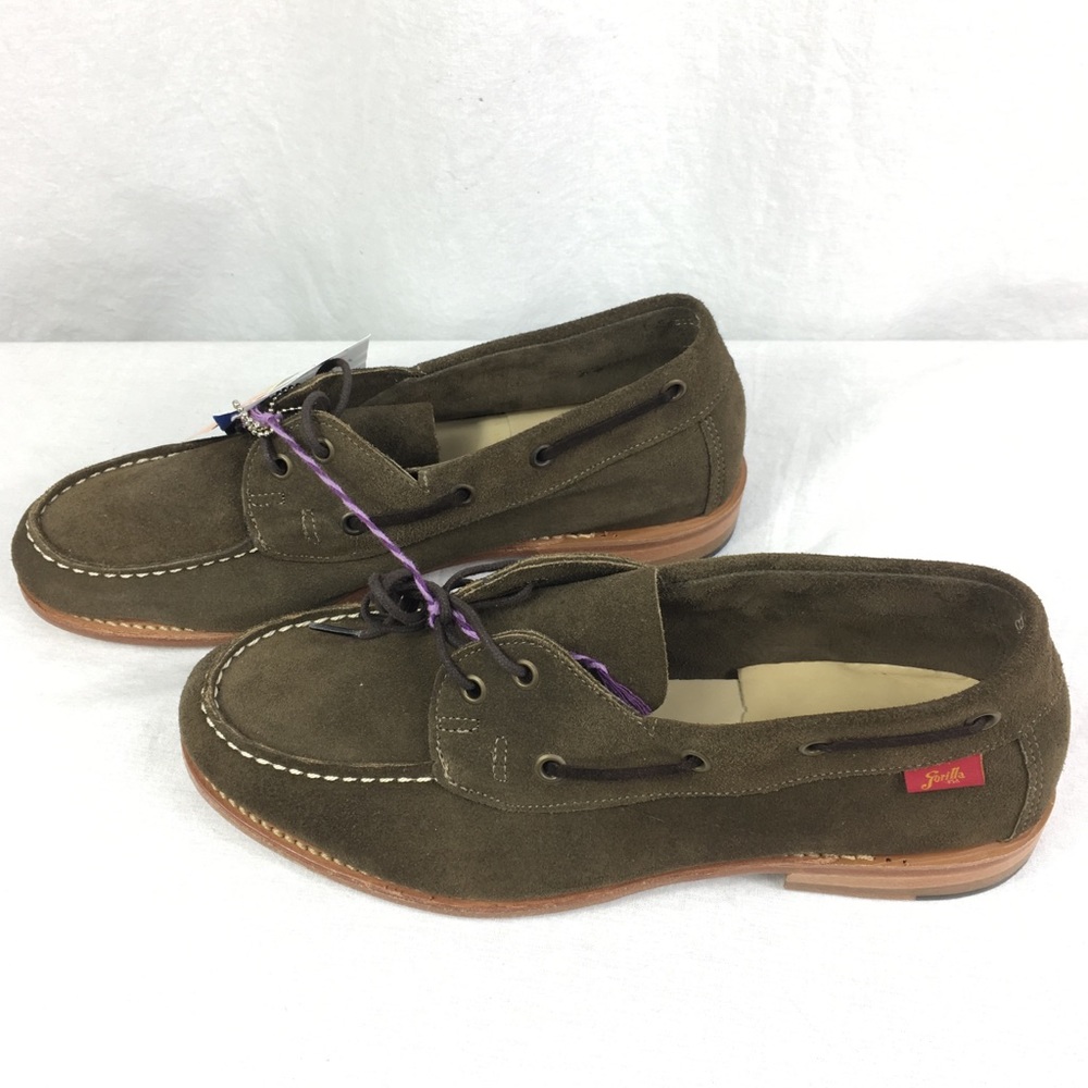 NEW Gorilla Moccasin Suede Casual Boat Shoe Loafer